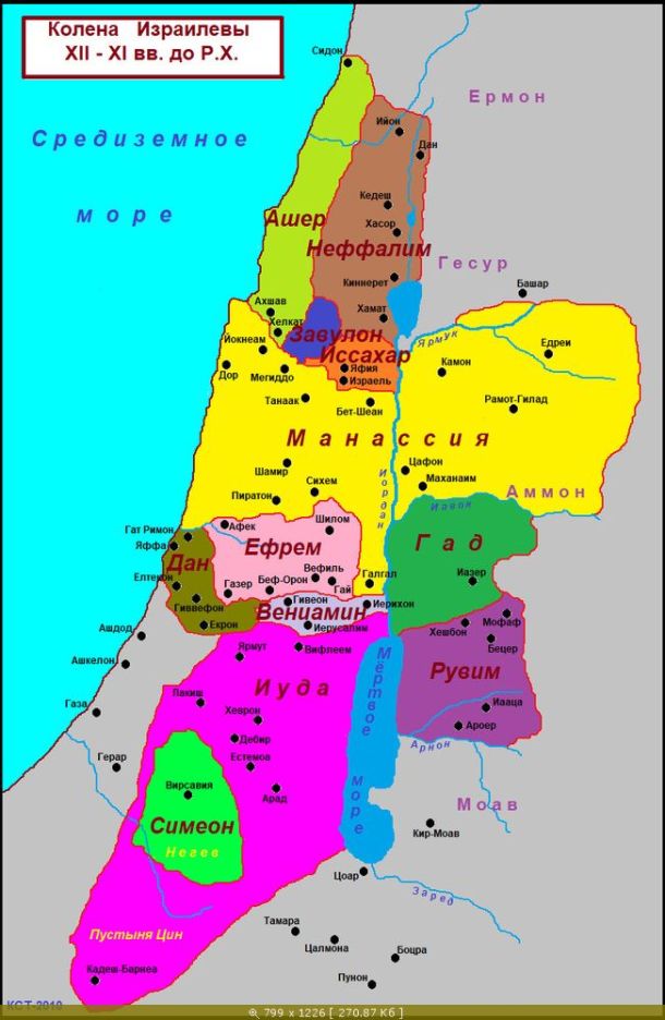 Иисус Навин  13  глава